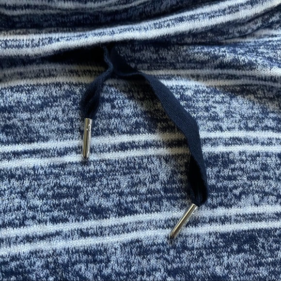 Market& Spruce funnel neck sweater striped burnout - Picture 6 of 6